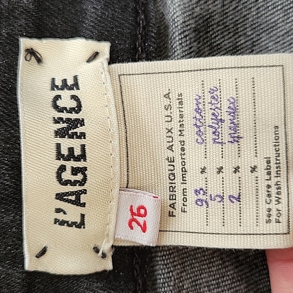 L'Agence Margot High Rise Castle Rock Skinny Jeans - Size 26 - Picture 8 of 9